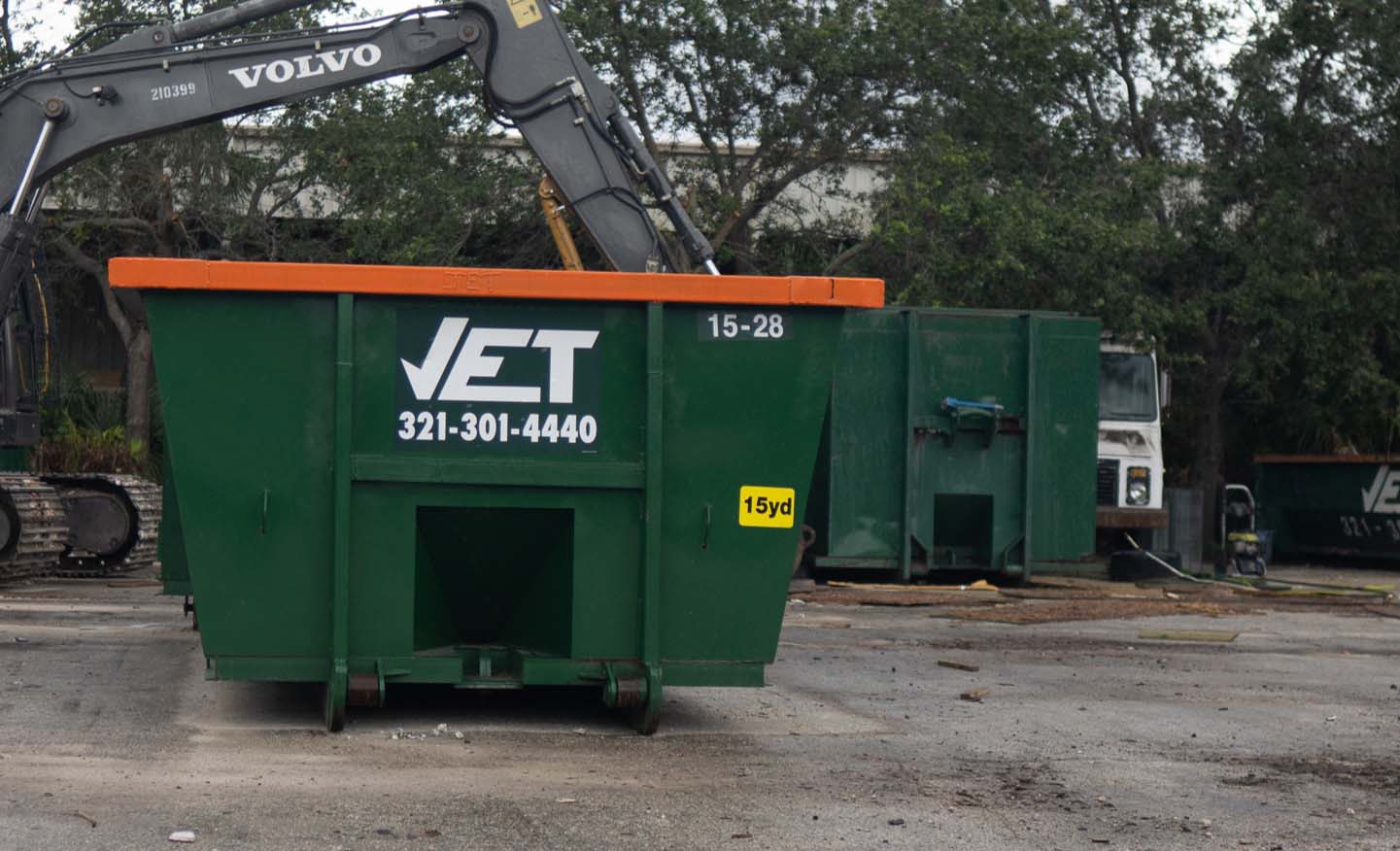 Dumpster Rental Palm Bay, FL Jet Roll Off Dumpsters